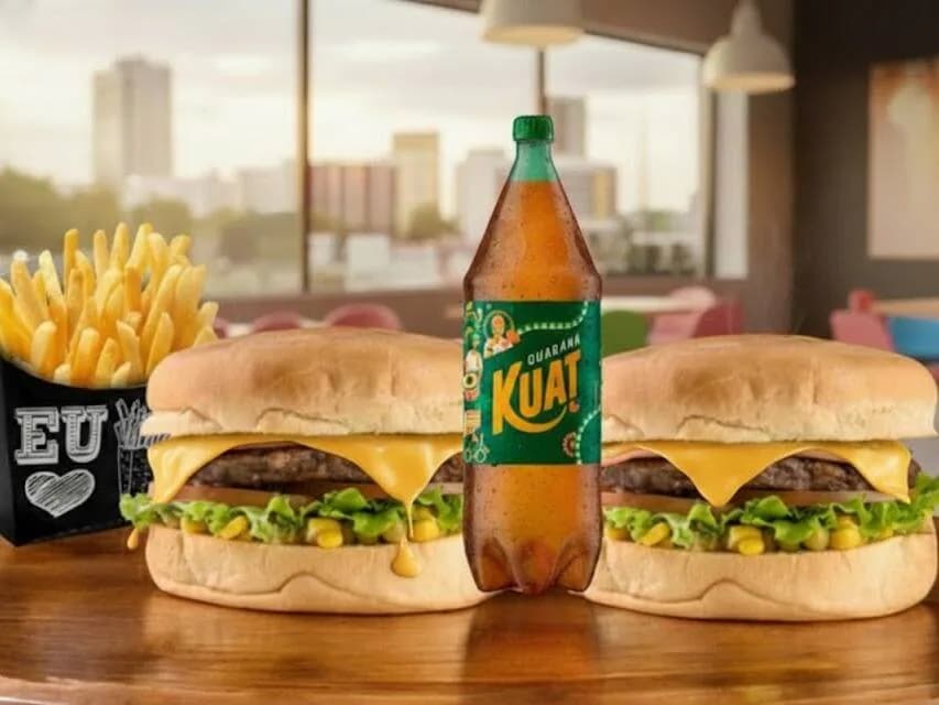 2 X Salada + Guaraná 2lt + Fritas