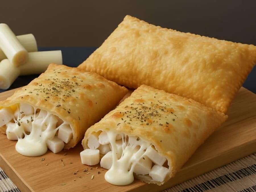 3 Pastéis Gigantes Vegetarianos (25cm)