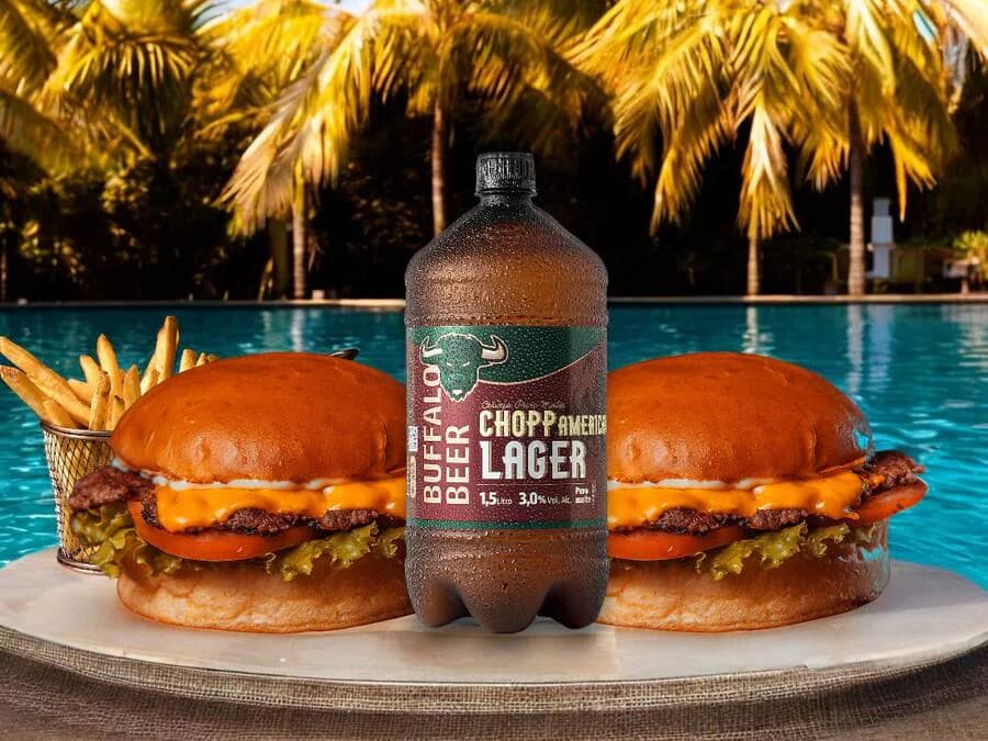 Combo Especial Fim De Semana: 2 Smash Simples + Chopp Buffalo + Batatas Fritas