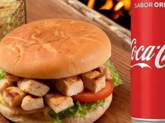 X Filé de Frango + Coca Lata+ Batata